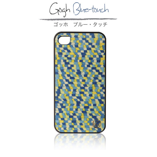 【iPhone4S/4 ケース】Real wood case Caleido Gogh Blue Touchgoods_nameサブ画像