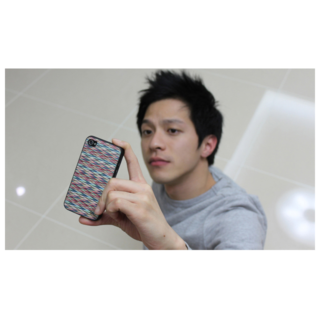 【iPhone4S/4 ケース】Real wood case Caleido Sylvia’s Checkサブ画像