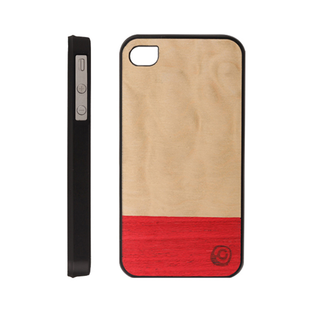 【iPhone4S/4 ケース】Real wood case Harmony Miss Matchサブ画像