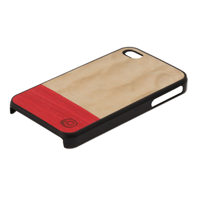 【iPhone4S/4 ケース】Real wood case Harmony Miss Matchサブ画像