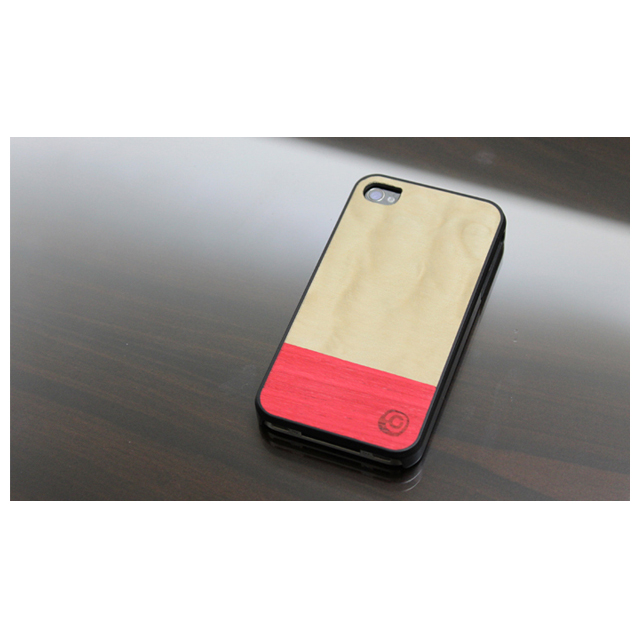 【iPhone4S/4 ケース】Real wood case Harmony Miss Matchgoods_nameサブ画像