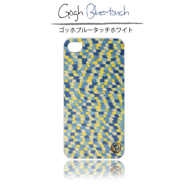 【iPhone4S/4 ケース】Real wood case Caleido Godhbluetouch Whiteサブ画像