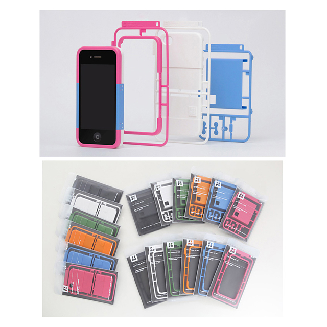 【iPhone4S/4 ケース】プラモデル型ケース Aパーツ ホワイトgoods_nameサブ画像