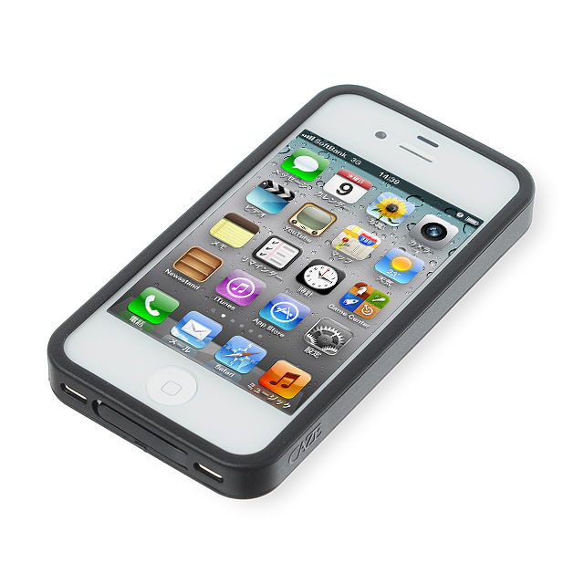 【iPhone4S/4 ケース】Zero 5 Pro Clear for iPhone 4/4S - Blackサブ画像