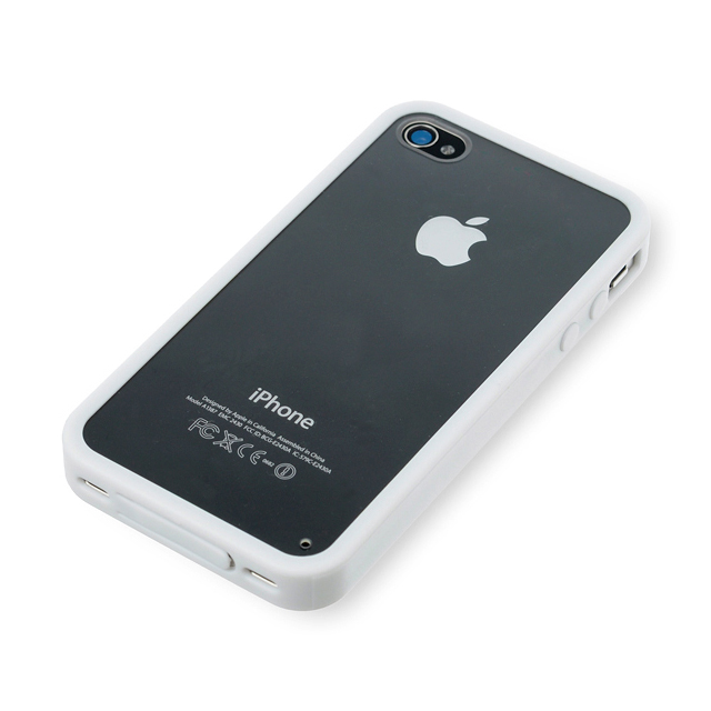 【iPhone4S/4 ケース】Zero 5 Pro Clear for iPhone 4/4S - White