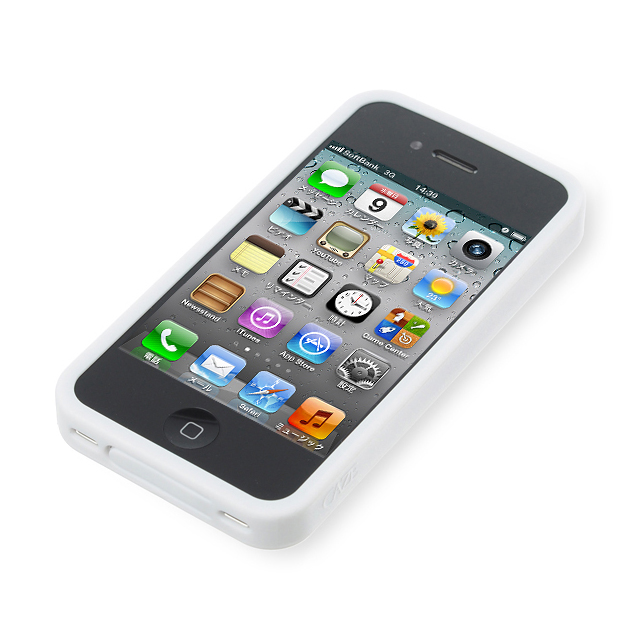 【iPhone4S/4 ケース】Zero 5 Pro Clear for iPhone 4/4S - White