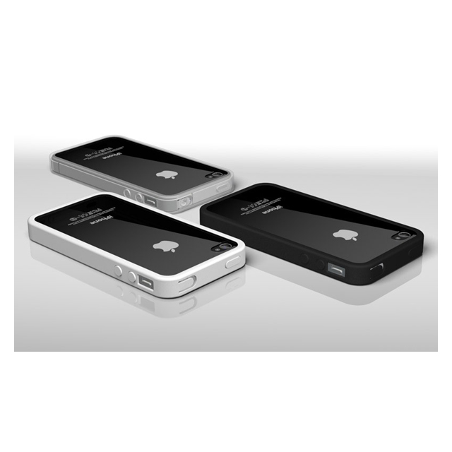 【iPhone4S/4 ケース】Zero 5 Pro Clear for iPhone 4/4S - White