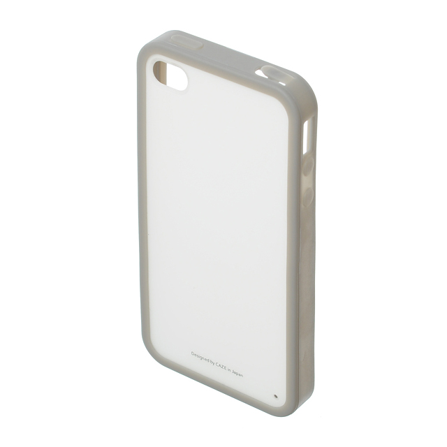 【iPhone4S/4 ケース】Zero 5 Pro Color for iPhone 4/4S - Grey×Whiteサブ画像