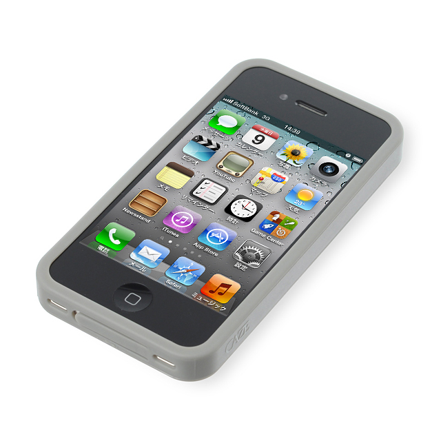 【iPhone4S/4 ケース】Zero 5 Pro Color for iPhone 4/4S - Grey×Whiteサブ画像