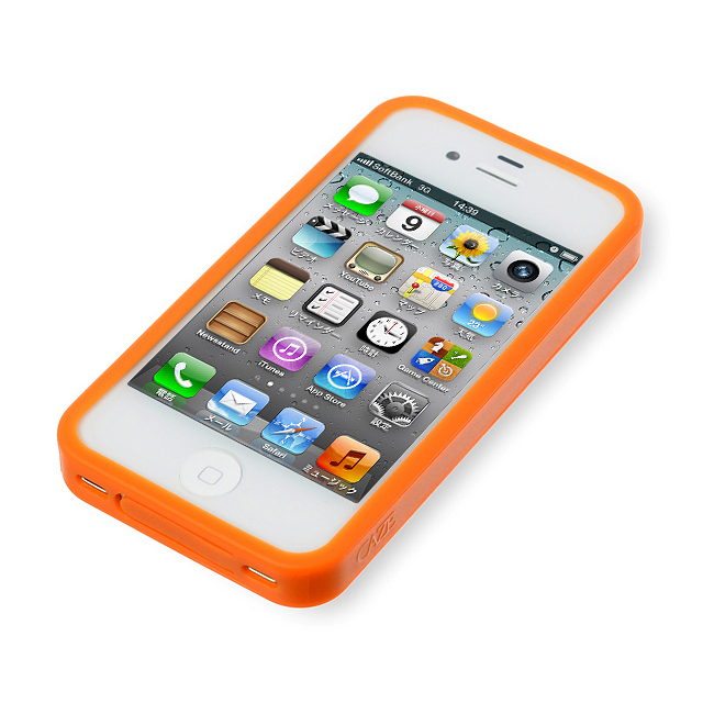 【iPhone4S/4 ケース】Zero 5 Pro Color for iPhone 4/4S - Orangeサブ画像