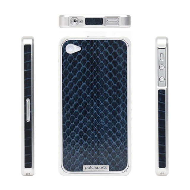 Alloy X Leather Bumper for iPhone 4/4S - Silvergoods_nameサブ画像