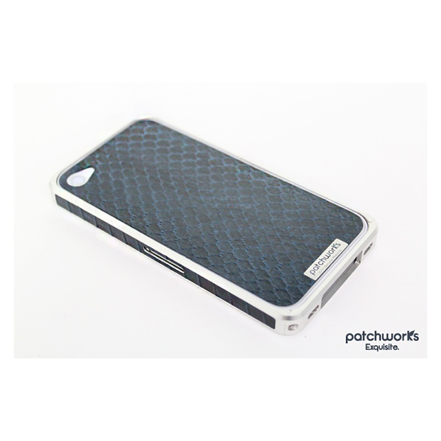 Alloy X Leather Bumper for iPhone 4/4S - Silverサブ画像