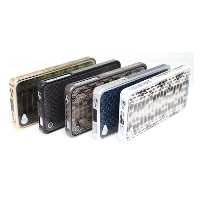 Alloy X Leather Bumper for iPhone 4/4S - Silverサブ画像