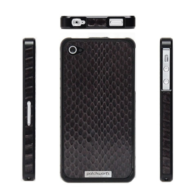 Alloy X Leather Bumper for iPhone 4/4S - Blackgoods_nameサブ画像