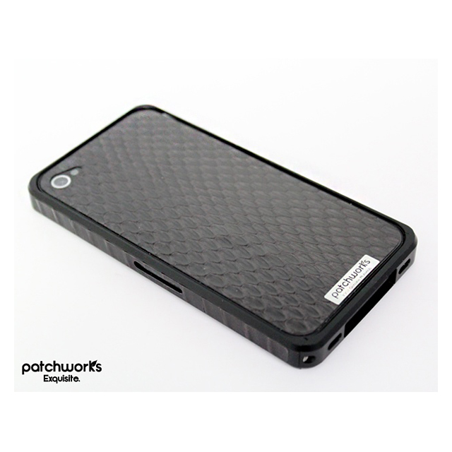 Alloy X Leather Bumper for iPhone 4/4S - Blackgoods_nameサブ画像