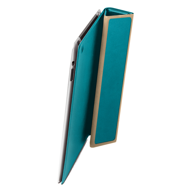 【iPad(第3世代/第4世代) iPad2 ケース】Textured Tuxedo Case, Turquoiseサブ画像