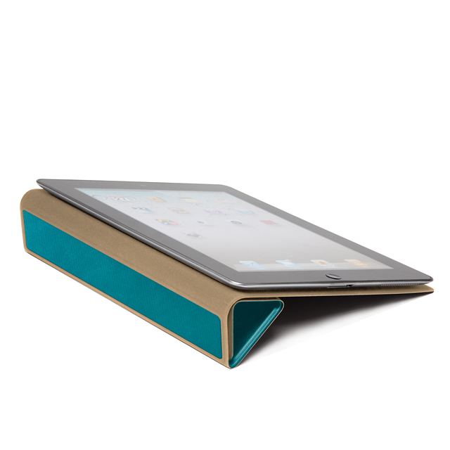 【iPad(第3世代/第4世代) iPad2 ケース】Textured Tuxedo Case, Turquoiseサブ画像