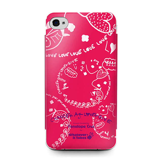 『Whatever It Takes』 iPhone 4S/4用プレミアムシグネチャーケース 【Penelope Cruz】