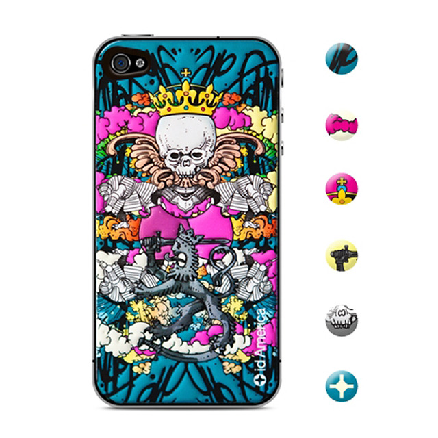 【iPhone4S/4 スキンシール】CUSHI QueenBee