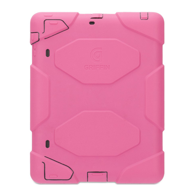 【iPad(第3世代) iPad2 ケース】Griffin Technology Survivor for iPad 2, Pink,Black,Blackサブ画像