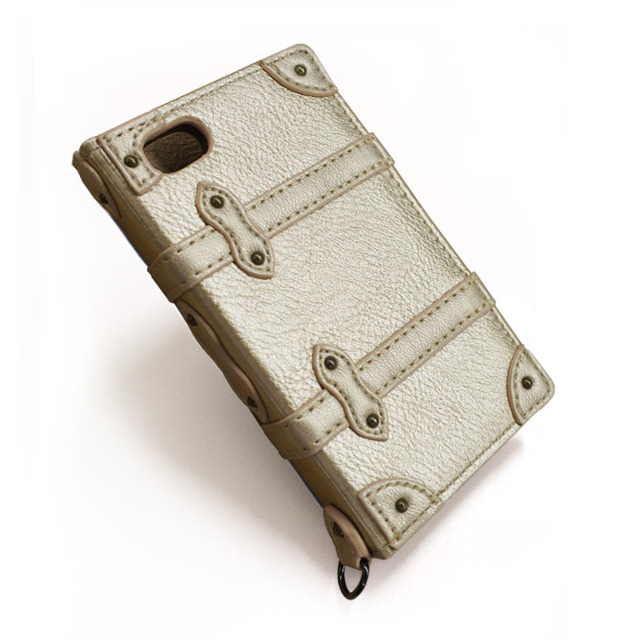 【限定】【iPhone ケース】Trolley Case for iPhone4/4S (ゴールド)