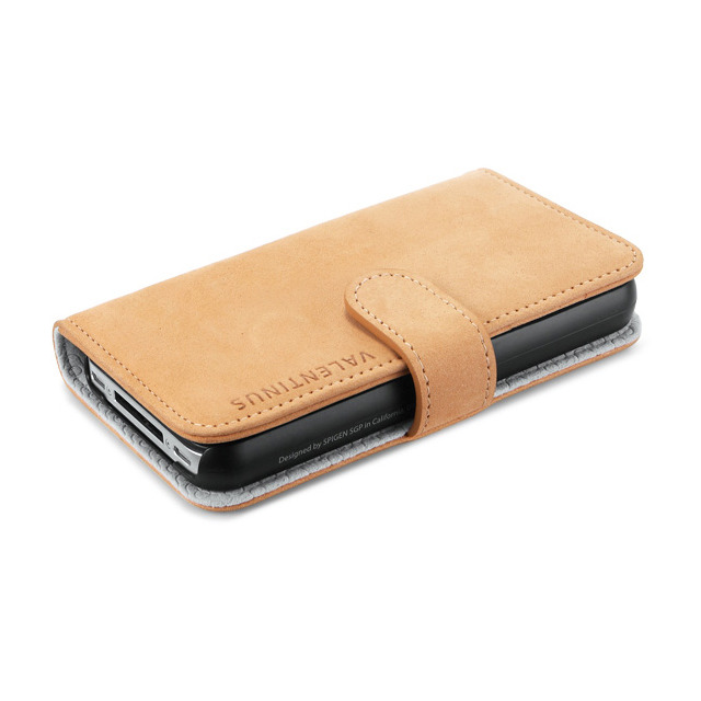 【iPhone4S/4 ケース】SPIGEN SGP Diary type Case Valentinus Vintage Edition Brown for iPhone4S/4