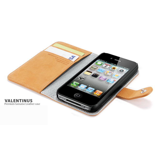 【iPhone4S/4 ケース】SPIGEN SGP Diary type Case Valentinus Vintage Edition Brown for iPhone4S/4goods_nameサブ画像