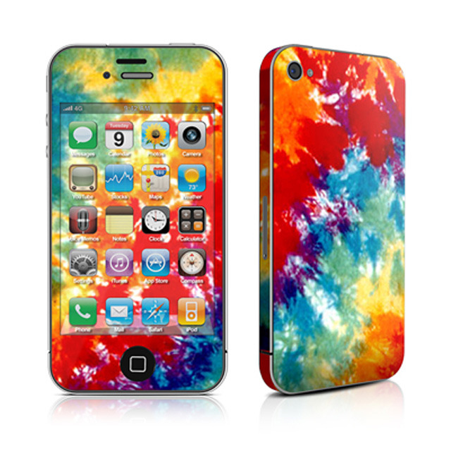 【iPhone4S/4 スキンシール】Decalgirl【Tie Dyed】