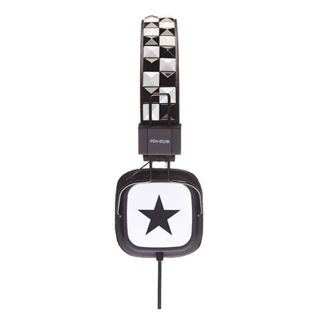 studs headphones star-WH/BKサブ画像