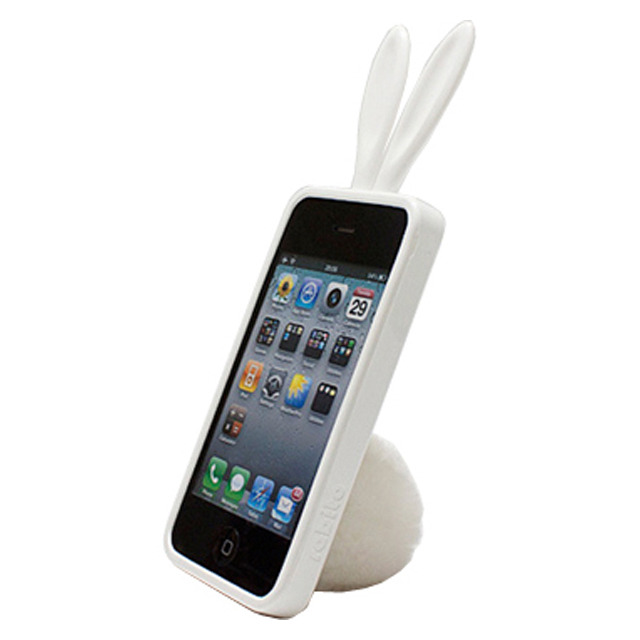 【iPhone4S/4 ケース】Rabito (white)