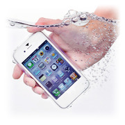 【iPhone4S/4 ケース】CASE MARINE プレミアム 防水ソフトケース (ホワイト)