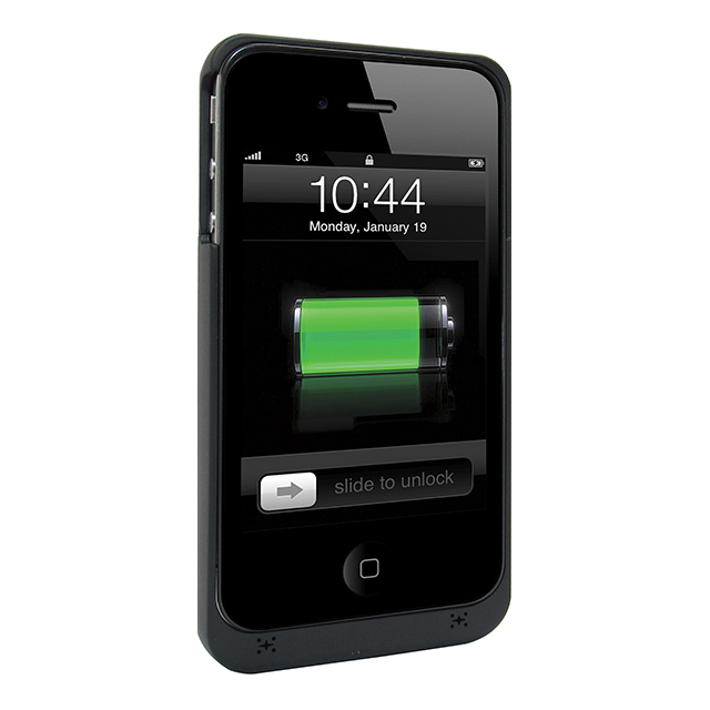 【iPhone4S/4 ケース】+M Battery FMトランスミッター付き バッテリー搭載ケース (ブラック)goods_nameサブ画像