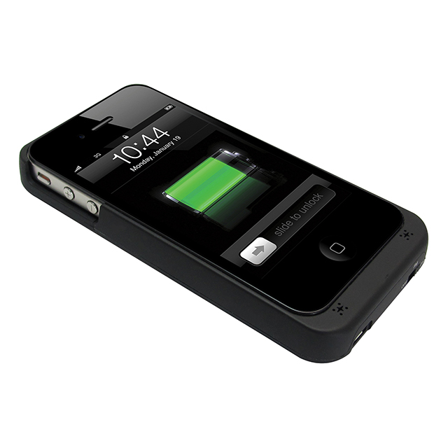 【iPhone4S/4 ケース】+M Battery FMトランスミッター付き バッテリー搭載ケース (ブラック)goods_nameサブ画像