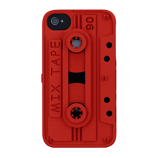 【iPhone4S/4 ケース】Freshfiber Cassette Graphite Red