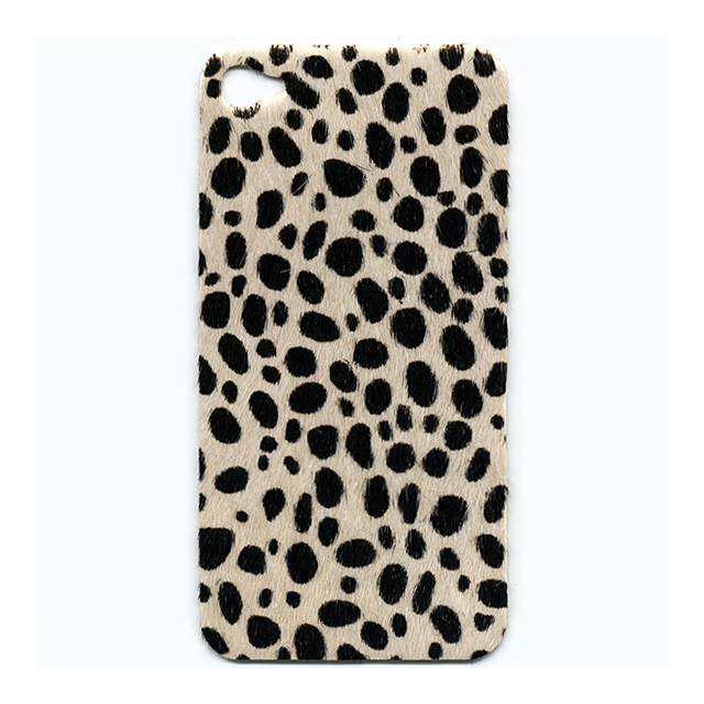 【iPhone4S/4 ケース】BADSMAKESGOODS レザーカバー (Fur-PantherWhite)サブ画像