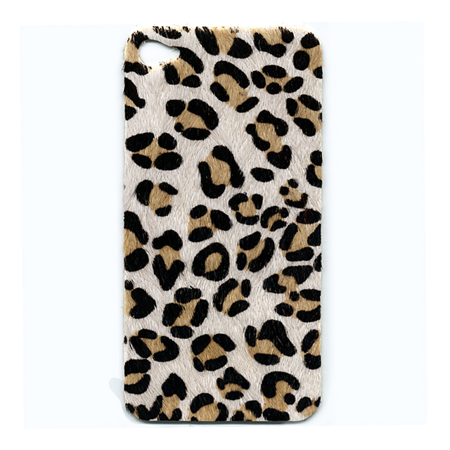 【iPhone4S/4 ケース】BADSMAKESGOODS レザーカバー (Fur-CheetahWhite)goods_nameサブ画像