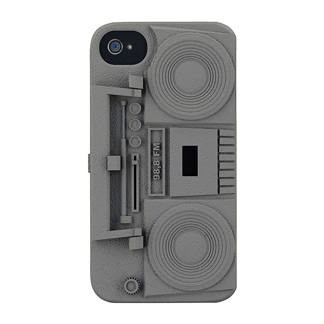 【iPhone4S/4 ケース】Freshfiber Boombox Grey