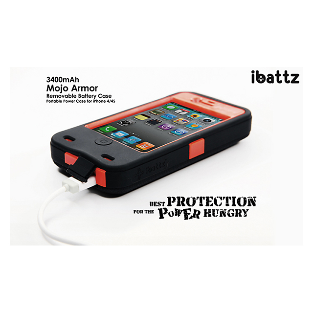 【iPhone4S/4 ケース】iBattz Armor Removable Battery Caseサブ画像