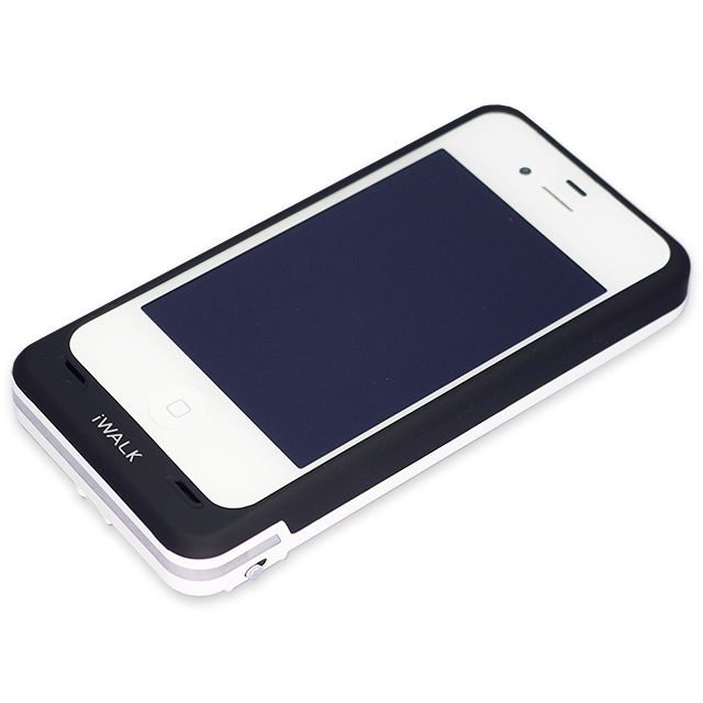 【iPhone4S/4 ケース】ケース一体型モバイルバッテリー (ホワイト)goods_nameサブ画像