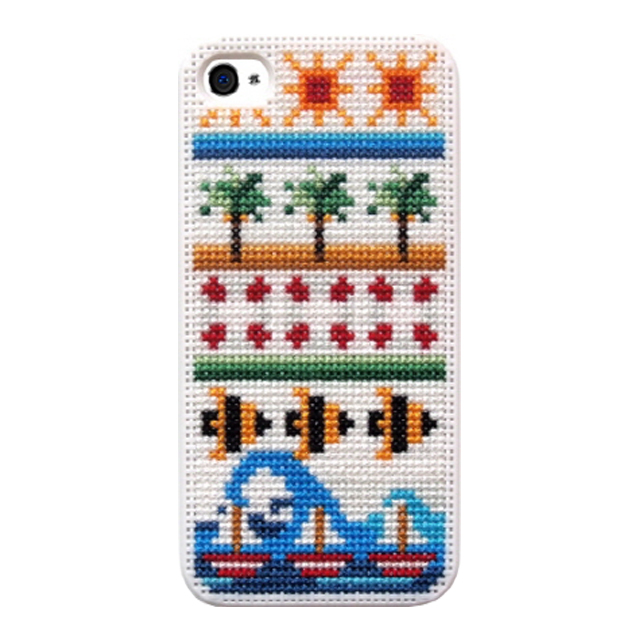 【iPhone4S/4 ケース】Neo Stitch Orange goods_nameサブ画像