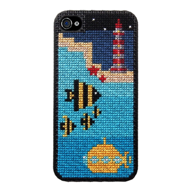 【iPhone4S/4 ケース】Neo Stitch Green goods_nameサブ画像