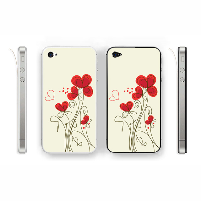 【iPhone4S/4 スキンシール】Leaflick スキンシール （Little kiss）goods_nameサブ画像