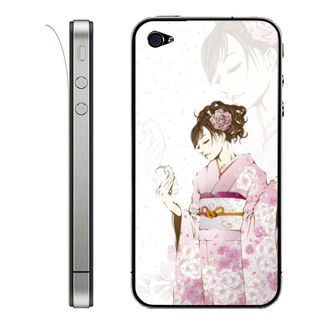 【iPhone4S/4 スキンシール】Leaflick スキンシール （Kimono）goods_nameサブ画像