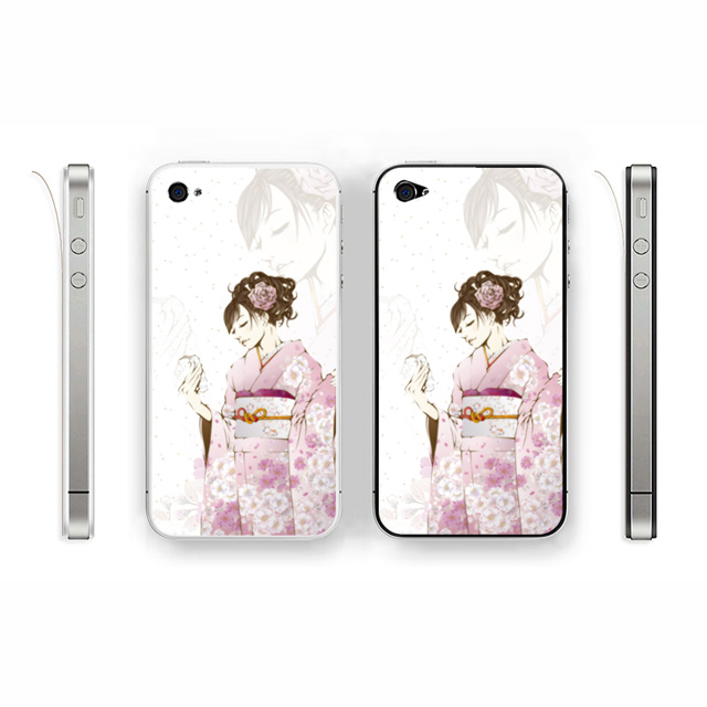 【iPhone4S/4 スキンシール】Leaflick スキンシール （Kimono）サブ画像