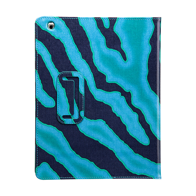 【iPad(第3世代/第4世代) iPad2 ケース】Printed Coated Canvas iPad Slim Stand - Emerald Zebra?iPad (第3世代) / iPad2goods_nameサブ画像