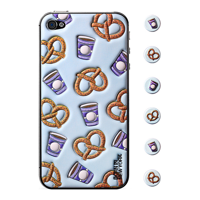 【iPhone4S/4 スキンシール】Cushi GIFT Pretzel