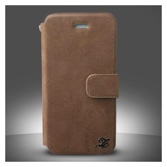 【iPhoneSE(第1世代)/5s/5 ケース】Prestige Vintage Leather Diary (Vintage Brown)サブ画像