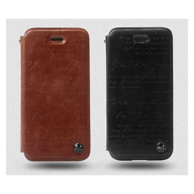 【iPhoneSE(第1世代)/5s/5 ケース】Masstige Lettering Diary (Brown)goods_nameサブ画像