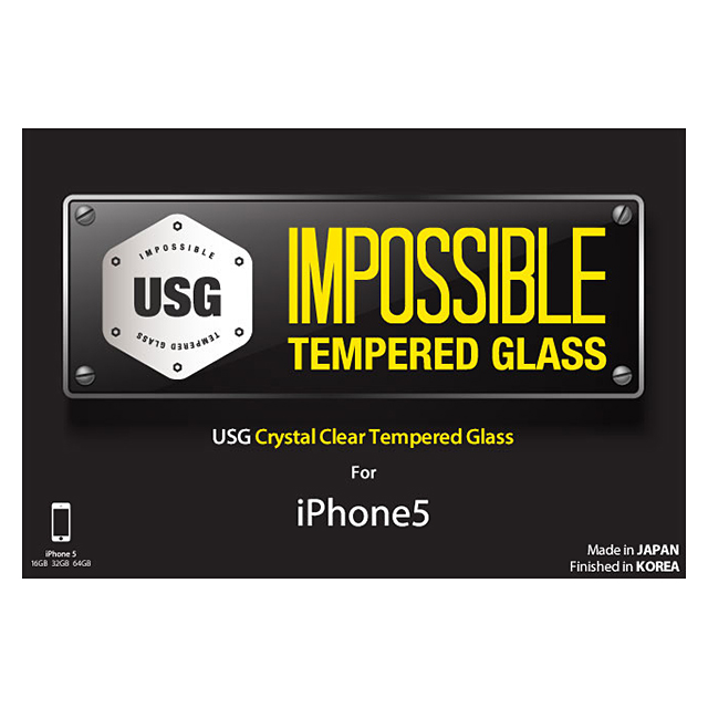 【iPhoneSE(第1世代)/5s/5c/5 フィルム】USG ITG - Impossible Tempered Glasssgoods_nameサブ画像