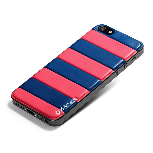 【iPhoneSE(第1世代)/5s/5 スキンシール】Cushi Stripe Navyサブ画像